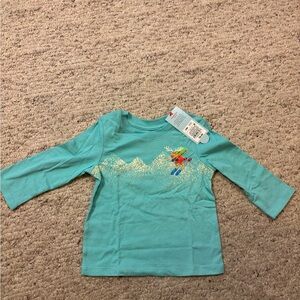 Kids Blue Long Sleeve Shirt